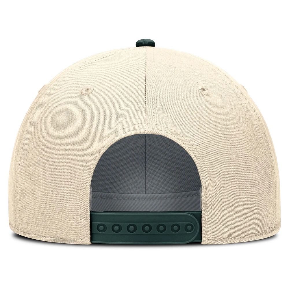 Casquette ajustable Nike Natural Michigan State Spartans Primetime Rise pour homme
