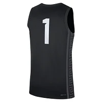 Maillot réplique alternatif noir Michigan State Spartans #1 Nike pour homme