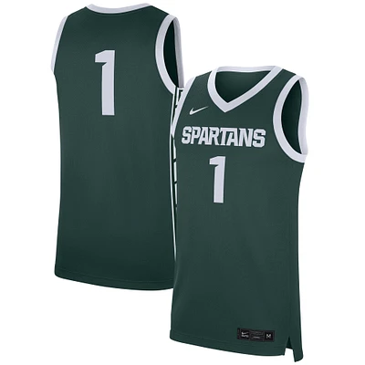 Men's Nike #1 Michigan State Spartans Replica Jersey