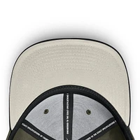 Men's Nike Olive/Black Michigan State Spartans 2024 Military Appreciation Rise Trucker Adjustable Hat