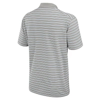 Men's Nike Pewter/White Michigan State Spartans Primetime Victory Striped Performance Polo