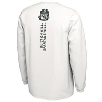 Men's Nike White Michigan State Spartans 2023 Fan Long Sleeve T-Shirt