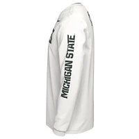 Men's Nike White Michigan State Spartans 2023 Fan Long Sleeve T-Shirt