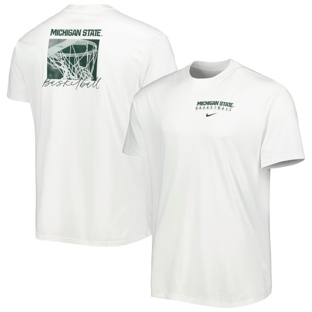 T-shirt Nike Michigan State Spartans Basketball Movement Max90 pour homme - Blanc