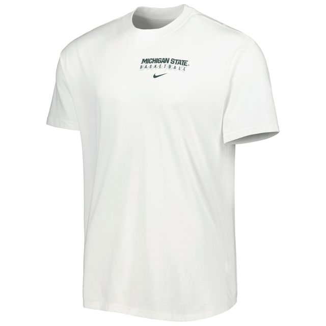 T-shirt Nike Michigan State Spartans Basketball Movement Max90 pour homme - Blanc