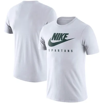 Michigan State Spartans Nike Essential Futura T-Shirt - White