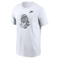 Men's Nike White Michigan State Spartans Legacy Alternate Logo T-Shirt