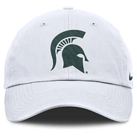 Men's Nike White Michigan State Spartans Primetime Club Adjustable Hat