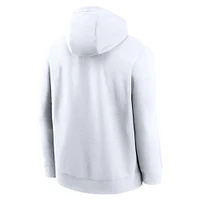 Sweat à capuche en polaire blanc Nike Michigan State Spartans Primetime Club pour homme