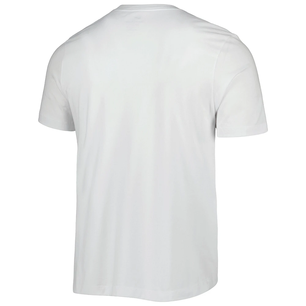 Men's Nike White Michigan State Spartans Team Practice Performance T-Shirt