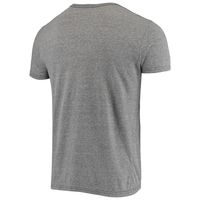 Men's Original Retro Brand Heathered Gray Michigan State Spartans Vintage Logo Tri-Blend T-Shirt