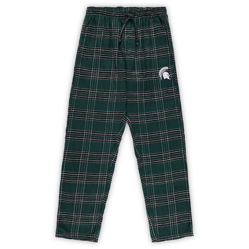 Ensemble de 2 t-shirts et pantalons en flanelle Profile pour hommes, Michigan State Spartans, grands grands, vert