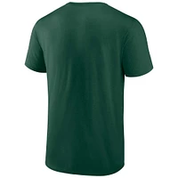 T-shirt vert pour hommes de l'équipe Big & Tall des Spartans l'État du Michigan