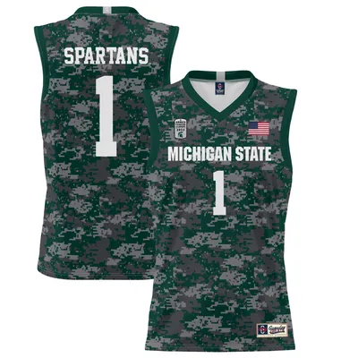 #1 Michigan State Spartans ProSphere 2022 Carrier Classic Jersey - Green