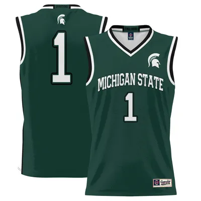 Youth ProSphere #1 White Michigan State Spartans Baseball Jersey