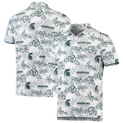 Men's Reyn Spooner White Michigan State Spartans Performance Polo