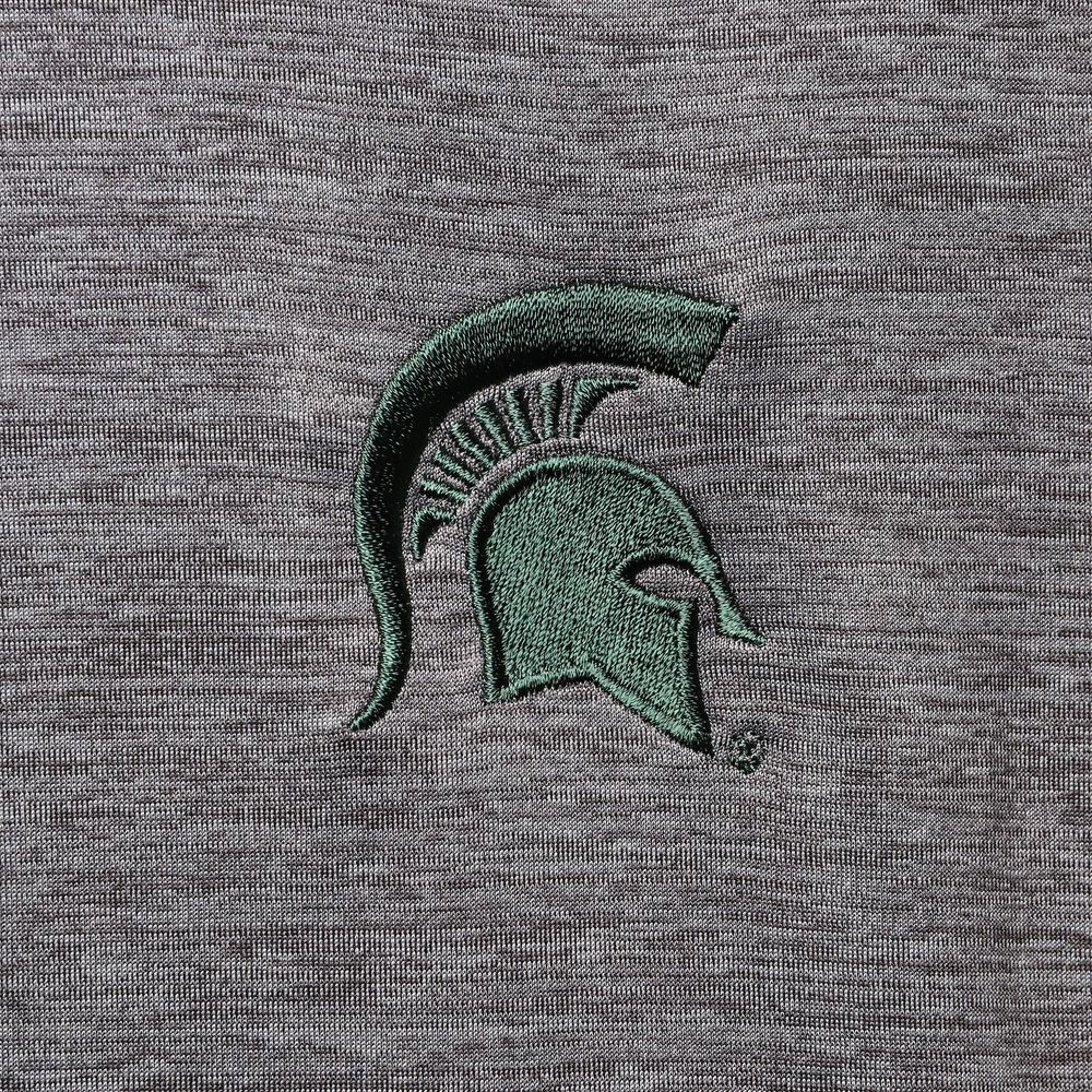 Men's Tommy Bahama Gray Michigan State Spartans Delray IslandZone Polo