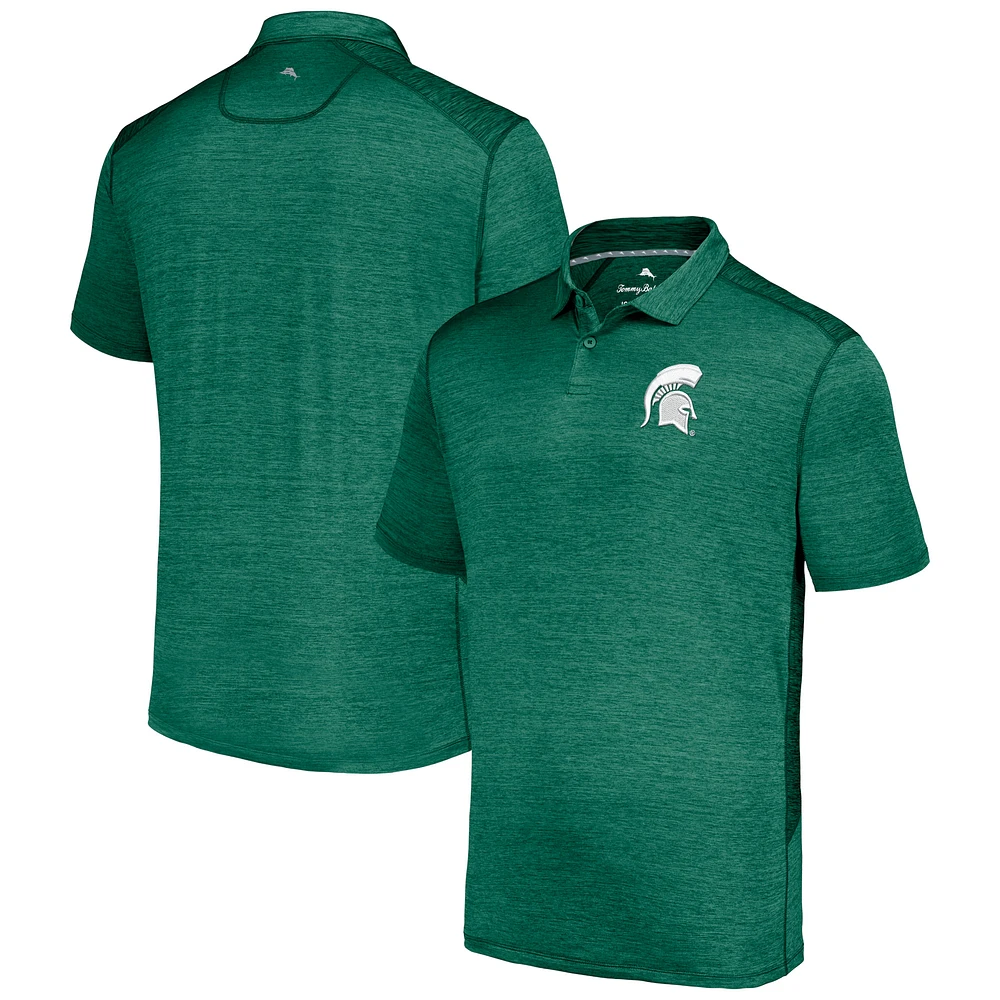 Polo Tommy Bahama vert Michigan State Spartans Delray IslandZone pour hommes