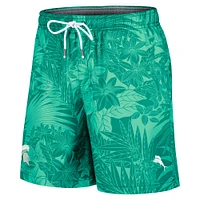 Men's Tommy Bahama Green Michigan State Spartans Santiago Palms Board Shorts