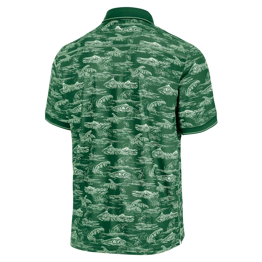 Men's Tommy Bahama Green Michigan State Spartans Sport Bay View Polo