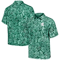 Polo Tommy Bahama vert Michigan State Spartans Tropical Score IslandZone pour hommes