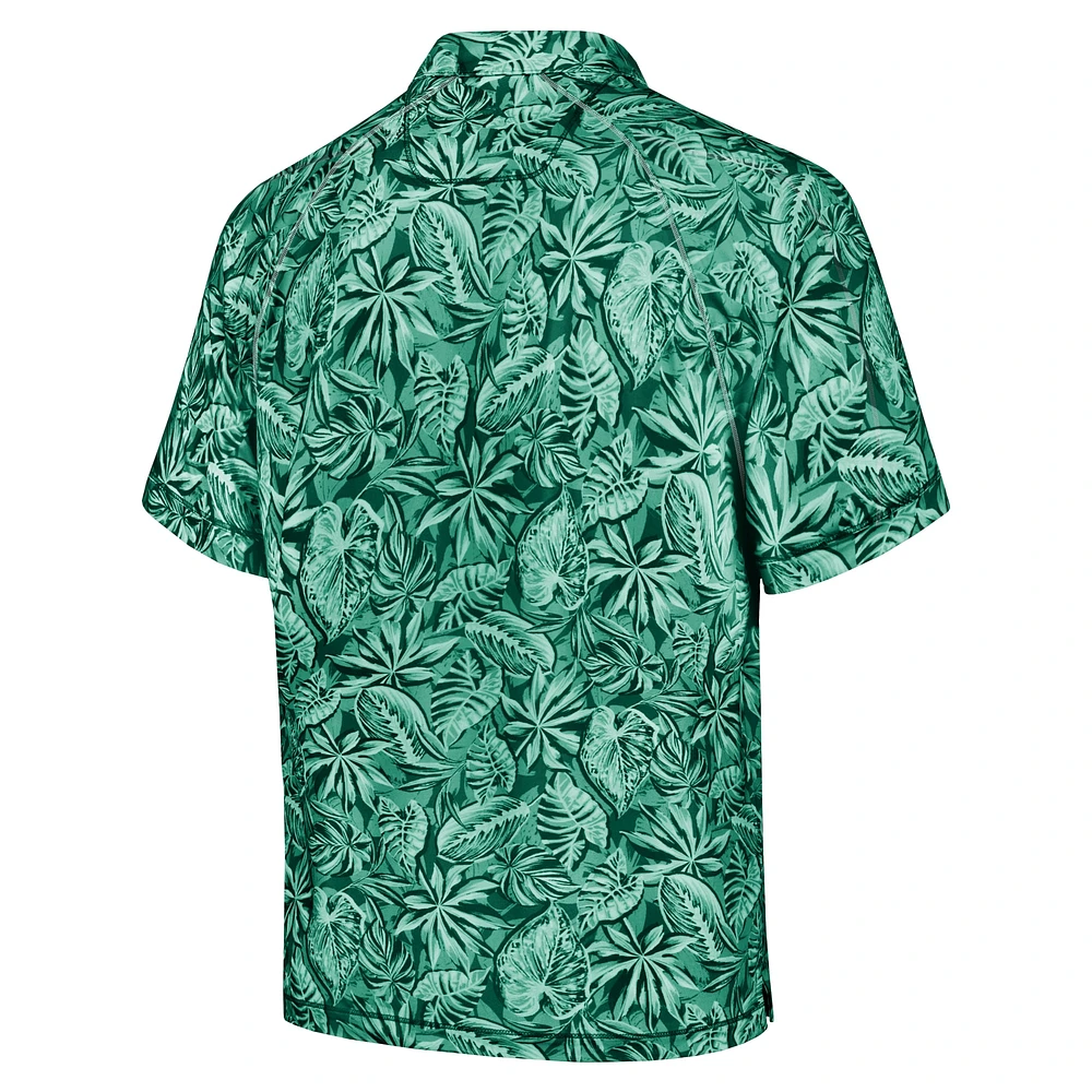 Polo Tommy Bahama vert Michigan State Spartans Tropical Score IslandZone pour hommes