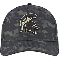 Men's Top of the World  Black Michigan State Spartans Operation Hat Trick Adjustable