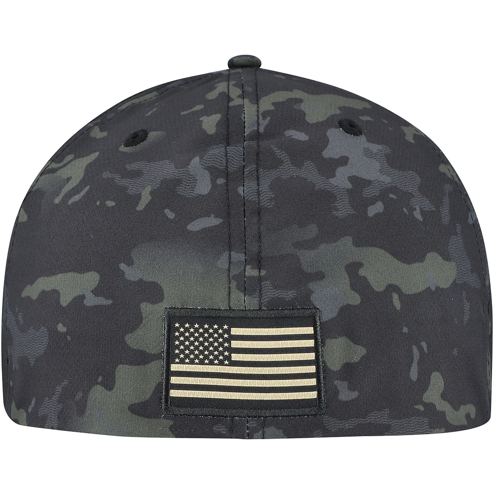 Men's Top of the World  Black Michigan State Spartans Operation Hat Trick Adjustable