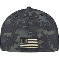 Men's Top of the World  Black Michigan State Spartans Operation Hat Trick Adjustable
