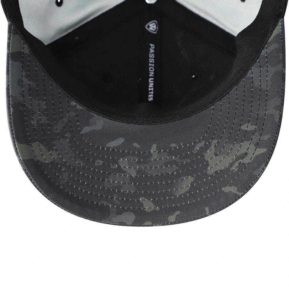 Men's Top of the World  Black Michigan State Spartans Operation Hat Trick Adjustable