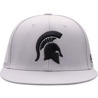 Men's Top of the World Gray Michigan State Spartans Fitted Hat