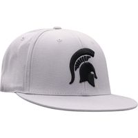 Men's Top of the World Gray Michigan State Spartans Fitted Hat