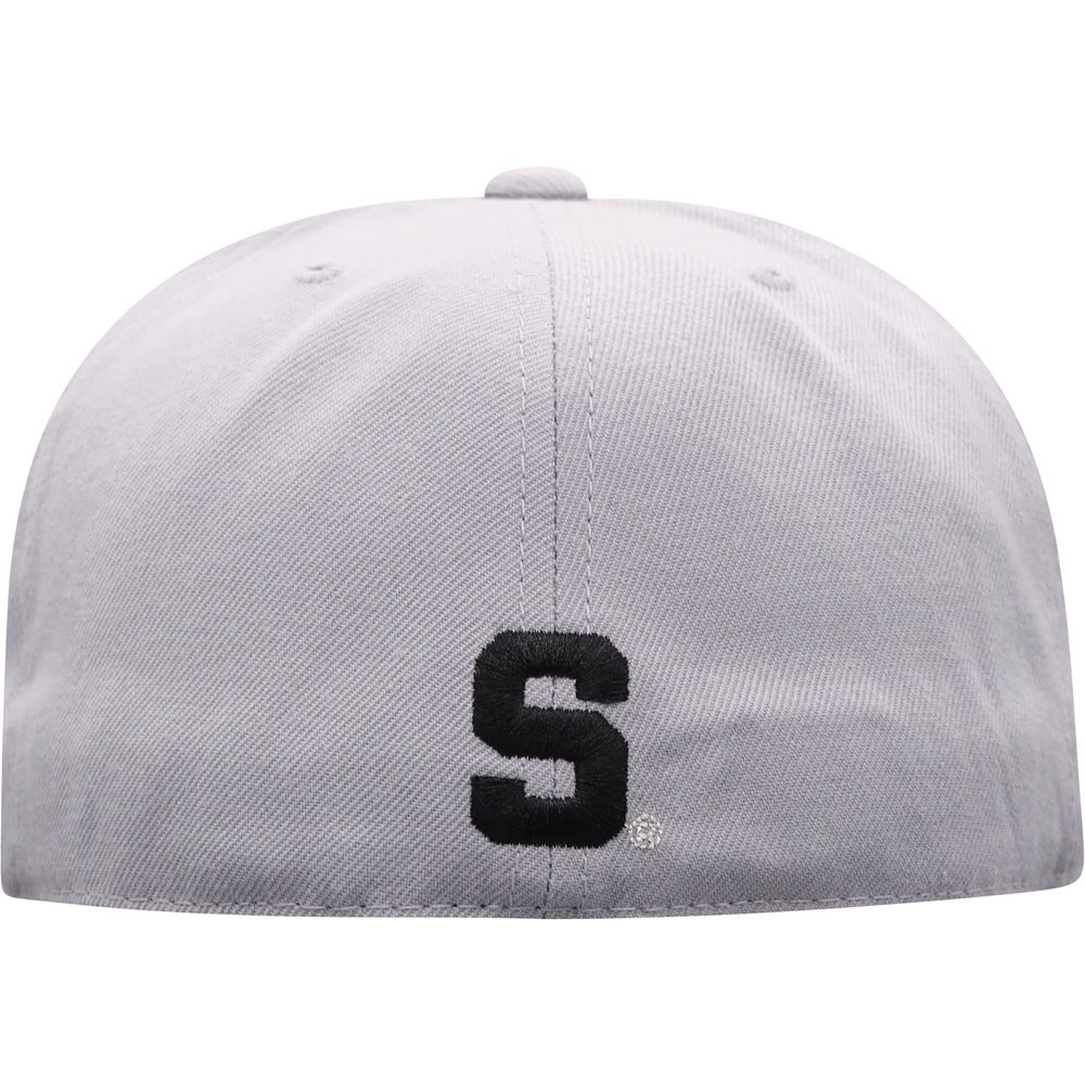 Men's Top of the World Gray Michigan State Spartans Fitted Hat