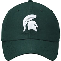 Casquette réglable pour homme Top of the World Green Michigan State Spartans avec logo principal