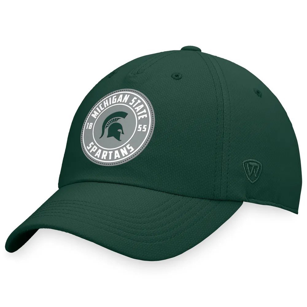 Men's Top of The World White Michigan State Spartans Daybreak Adjustable Visor