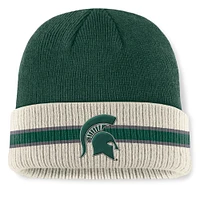 Bonnet tricoté à revers Silas pour homme Top of the World des Michigan State Spartans