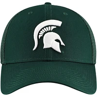 Men's Top of the World Green Michigan State Spartans Spacer Flex Hat