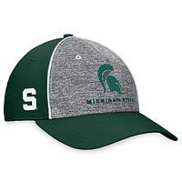 Casquette réglable Nimble Top of the World pour hommes, gris chiné, Michigan State Spartans