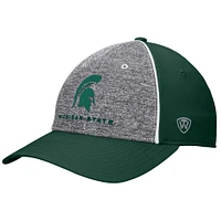 Casquette réglable Nimble Top of the World pour hommes, gris chiné, Michigan State Spartans