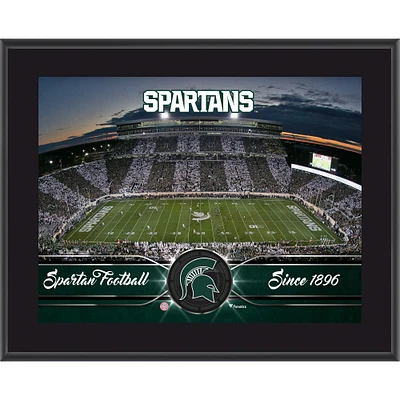 Michigan State Spartans 10.5" x 13" Sublimated Team Plaque