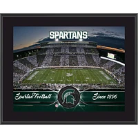 Michigan State Spartans 10.5" x 13" Sublimated Team Plaque