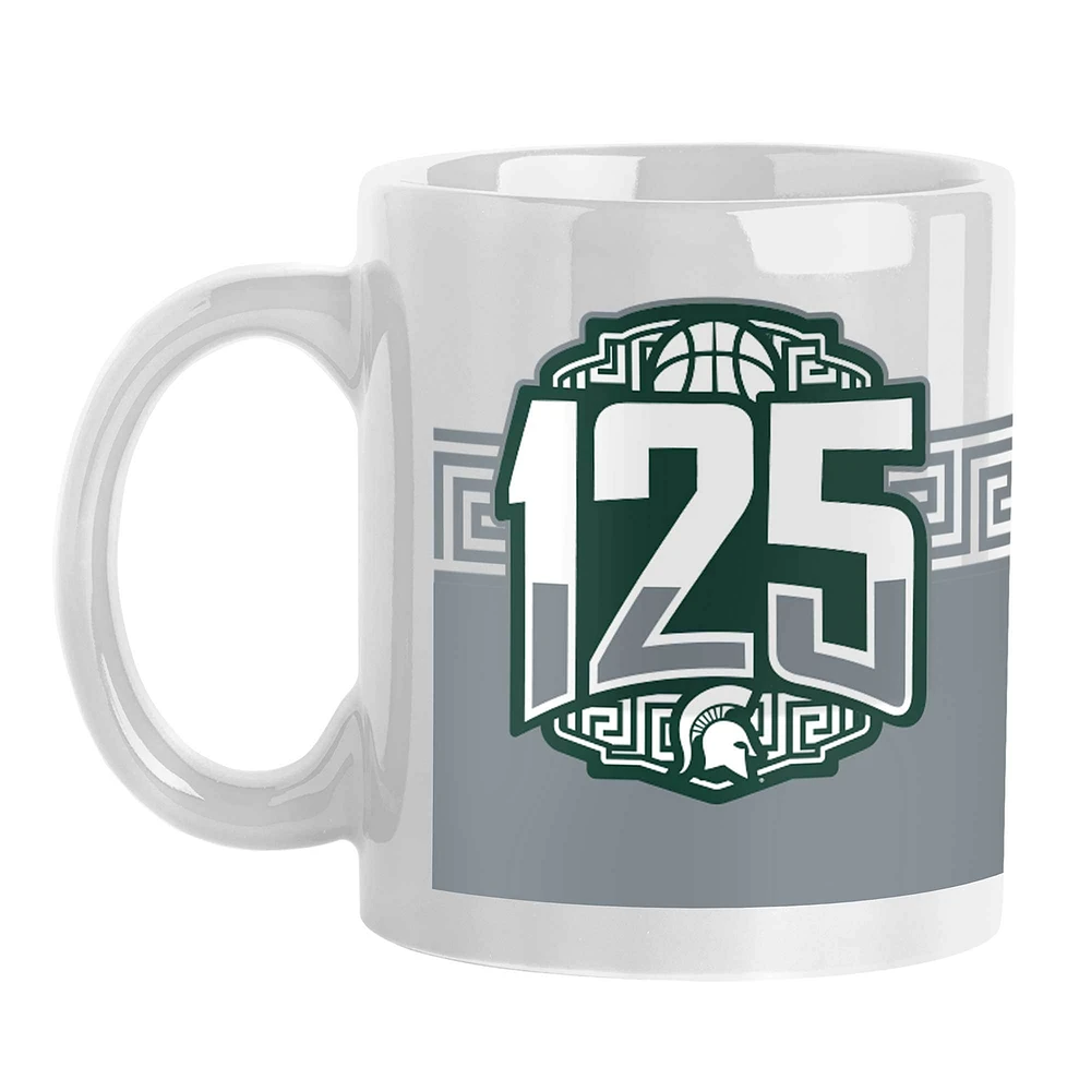 Michigan State Spartans 125e anniversaire de basket-ball 11oz. Tasse sublimée