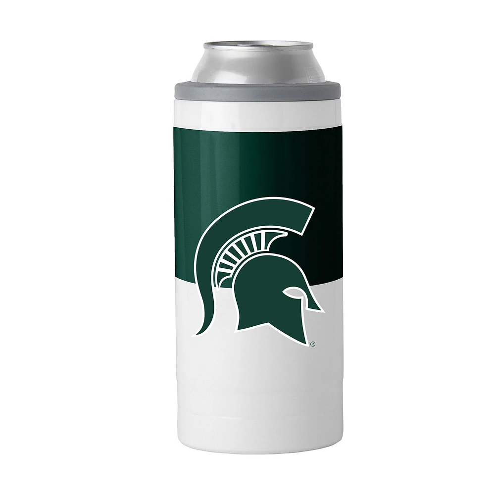 Michigan State Spartans 12oz. Colorblock Slim Can Cooler