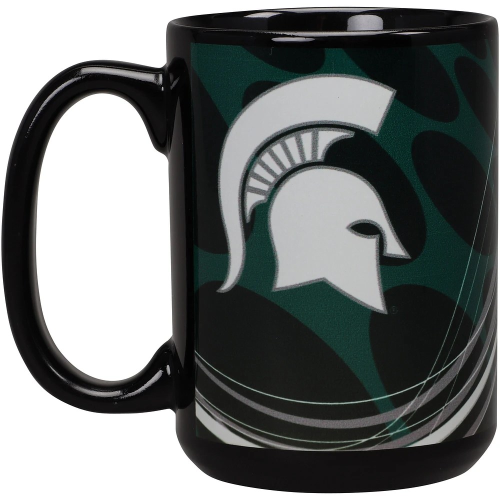 Michigan State Spartans 15 oz. Tasse dynamique