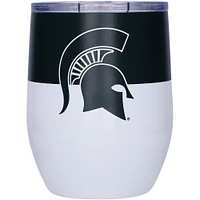 Michigan State Spartans 16 oz. Gobelet incurvé en acier inoxydable Colorblock