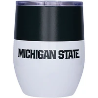 Michigan State Spartans 16 oz. Gobelet incurvé en acier inoxydable Colorblock