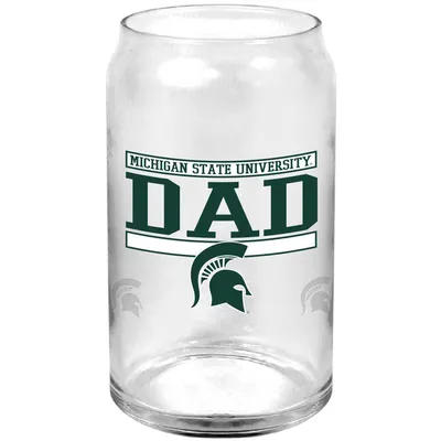 Michigan State Spartans 16oz. Dad Can Glass
