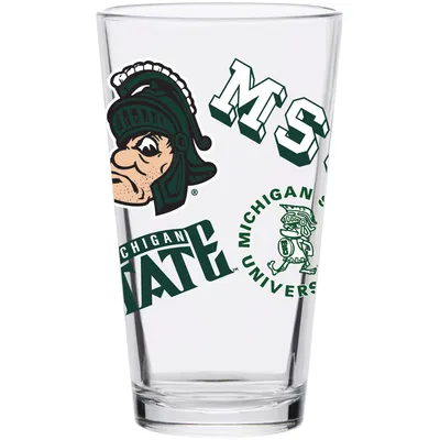 Michigan State Spartans 16oz. Medley Vintage Pint Glass