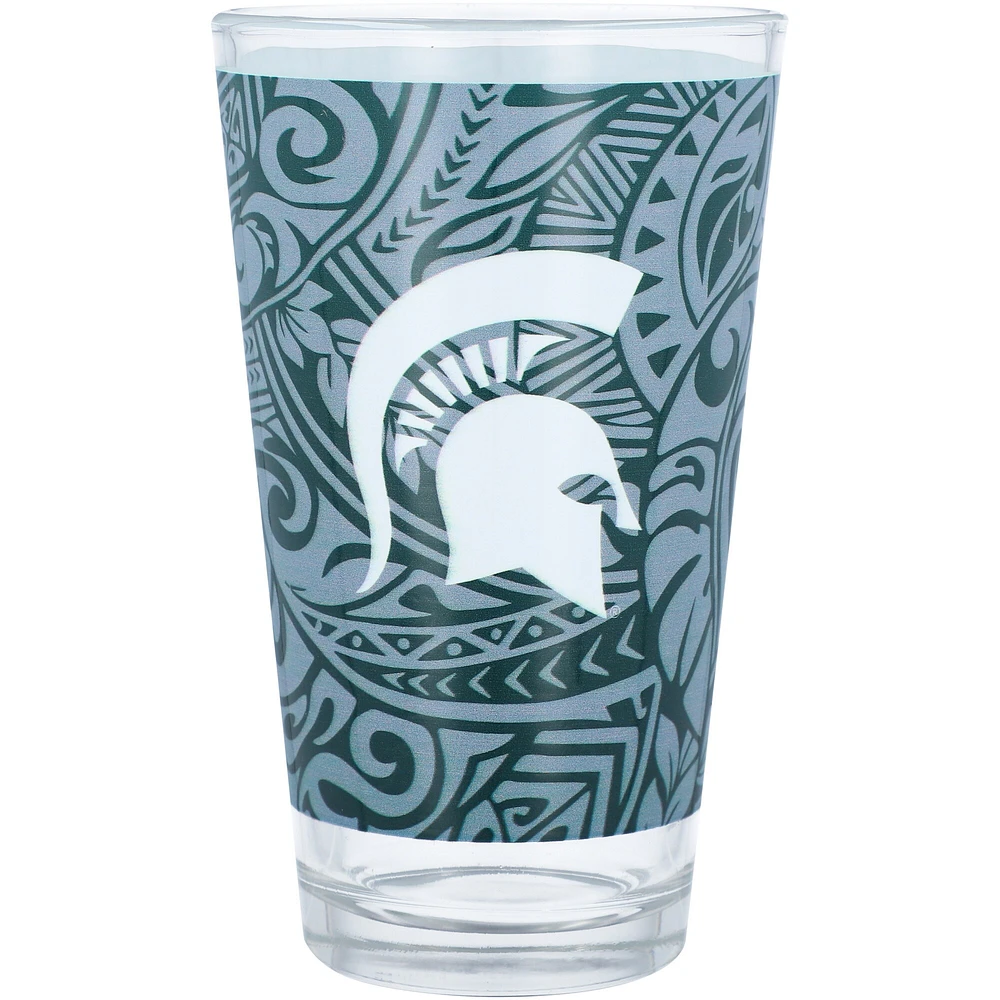 Michigan State Spartans 16 oz. Verre à pinte Ohana