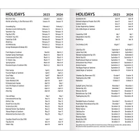 Agenda de poche 17 mois Spartans de l'État du Michigan 2023-24